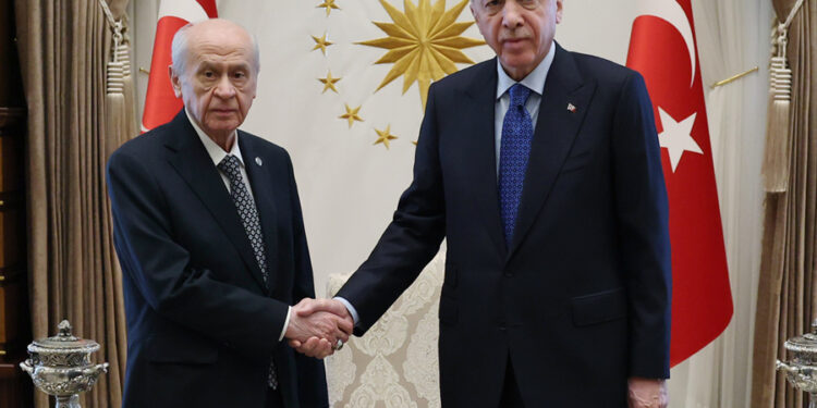 Toplantı bitti; Erdoğan ile Bahçeli görüşmesi 1 saat sürdü