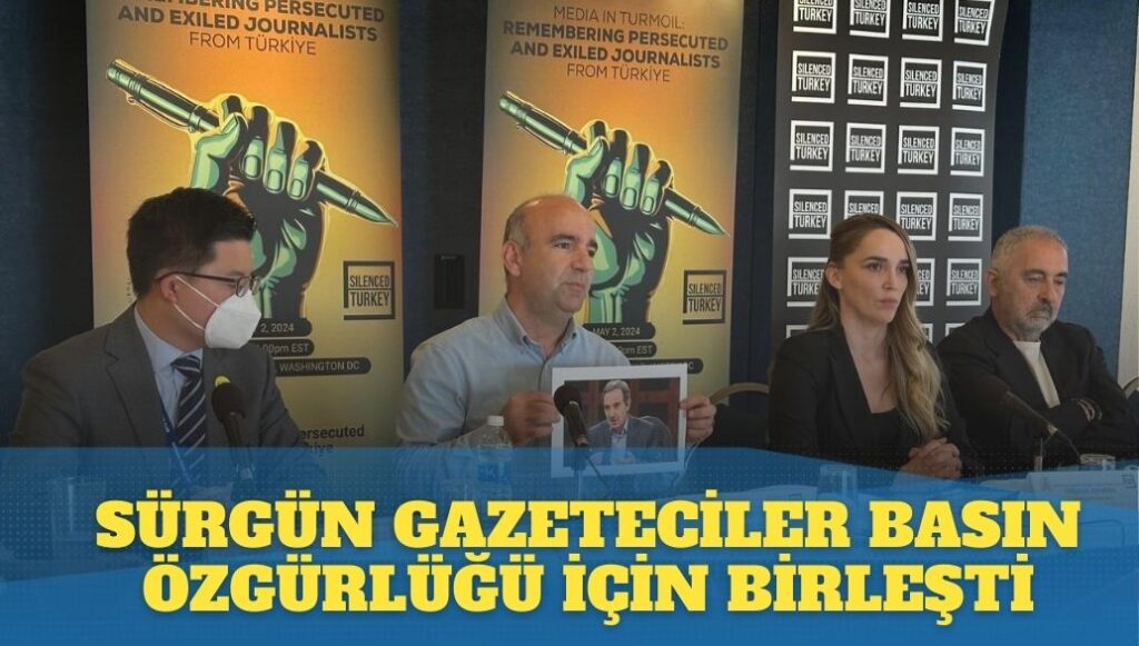 Ülkelerindeki baskılar sebebiyle sürgün olan gazeteciler basın özgürlüğü için birleşti