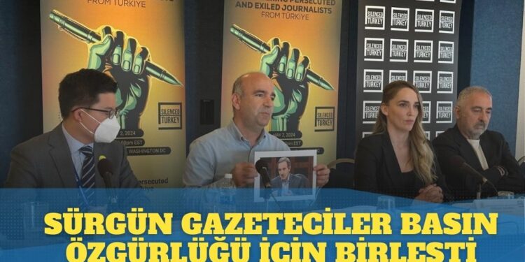 Ülkelerindeki baskılar sebebiyle sürgün olan gazeteciler basın özgürlüğü için birleşti