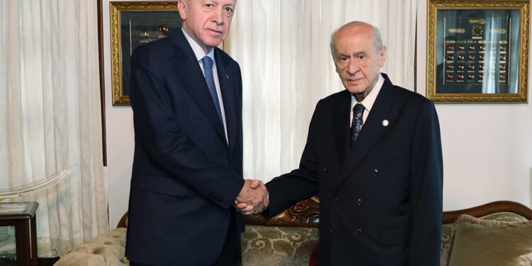 Yerel seçimler sonrası ilk: Erdoğan ve Bahçeli bir araya geldi