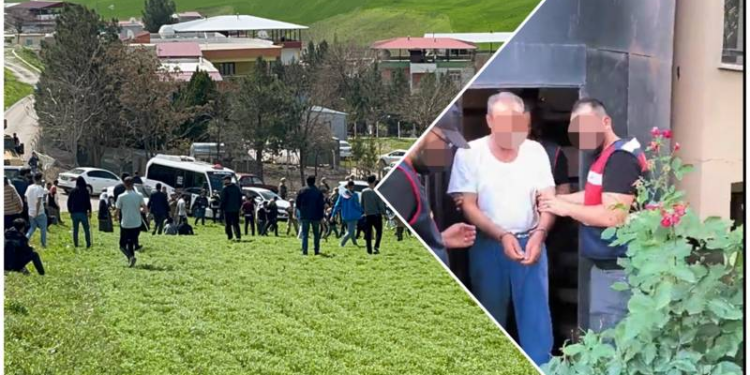 1 kişinin öldüğü seçim kavgasının firari şüphelisi, yangın merdiveninde yakalandı