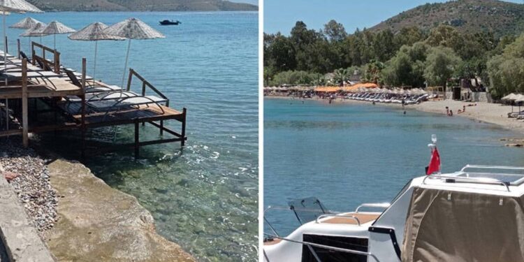 Türkiye’de plajlar özel işletmeler tarafından kapatılmış durumda