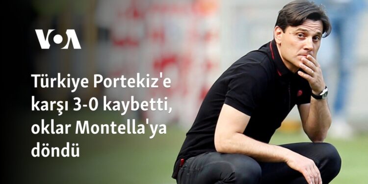 Türkiye Portekiz’e karşı 3-0 kaybetti, oklar Montella’ya döndü