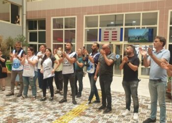 Belediye çalışanları ‘düşük tazminata’ karşı eylemde