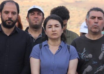 Amed Kent Koruma Platformu yangın bölgesinde