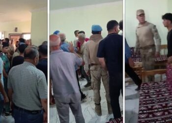 Yangın bölgesinde valiye tepki gösteren genç darp edildi