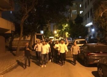 Çekmeköy’de yurttaşlardan yürüyüşlü kayyım protestosu
