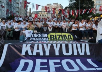İstanbul’daki kayyım protestosunda İmralı tecridine tepki