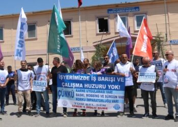 Zabıtalar mobbingi protesto etti