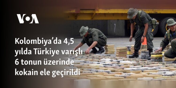 Kolombiya’da 4,5 yılda Türkiye varışlı 6 tonun üzerinde kokain ele geçirildi