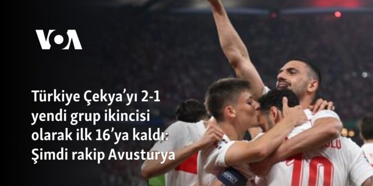 Türkiye Çek Cumhuriyeti’ni 2-1 yendi grup ikincisi olarak son 16’ya kaldı: Şimdi rakip Avusturya
