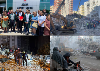 96 kişinin öldüğü Alpargün Apartmanı’nın davasında ölenlerin yakınlarından kravatlı sanık müteahhide tepki: Katil o katil!