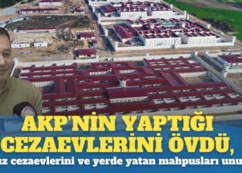 AKP’nin yaptığı cezaevlerini övdü, suyu akmayan cezaevlerini, yerde yatan mahpusları unuttu!