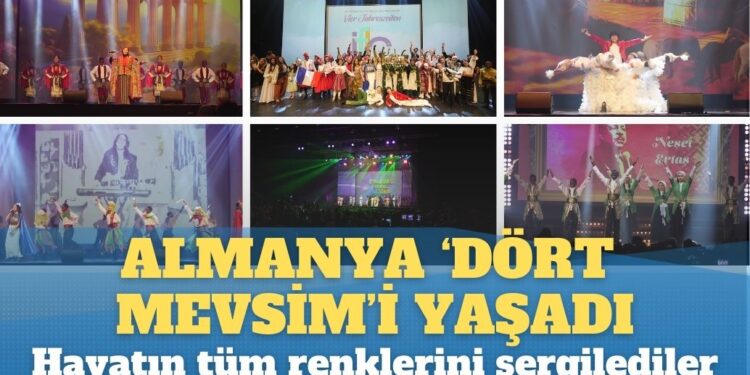 Almanya ‘Dört Mevsim’i yaşadı:  Hayatın tüm renklerini sergilediler