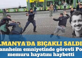 Almanya’da bıçaklı saldırıya uğrayan polis memuru hayatını kaybetti