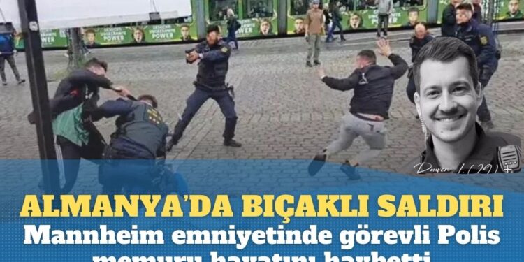 Almanya’da bıçaklı saldırıya uğrayan polis memuru hayatını kaybetti