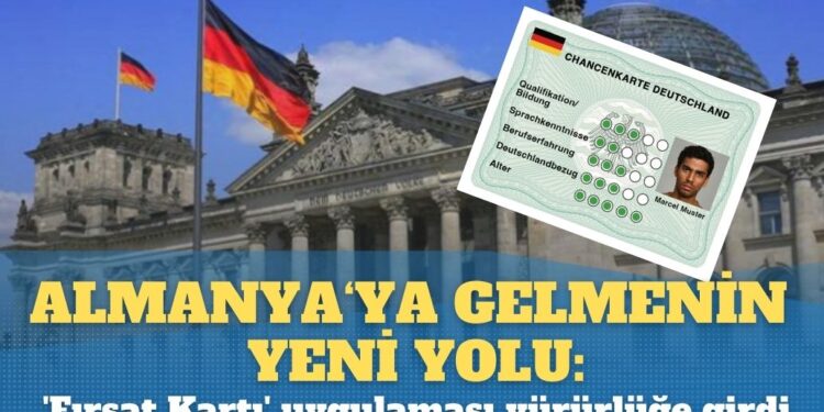Almanyaya gelmenin yeni yolu: ‘Fırsat Kartı’ uygulaması yürürlüğe girdi