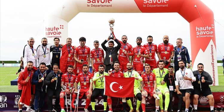 Ampute Futbol Milli Takımı'ndan tarihi başarı: Üçüncü kez Avrupa Şampiyonu oldu