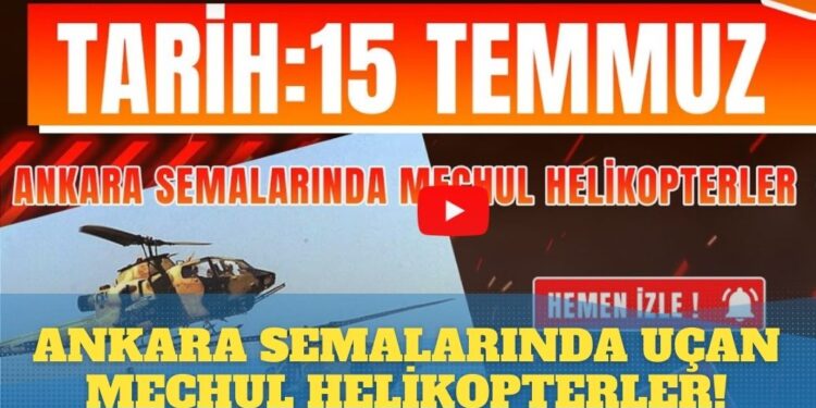 Ankara semalarında uçan meçhul helikopterler!
