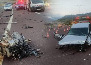 Bursa'da iki otomobil çarpıştı; 2 kişi öldü, 3’ü ağır 6 kişi yaralandı