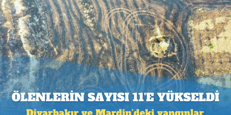 Diyarbakır ve Mardin’de yangında ölenlerin sayısı 11’e yükseldi