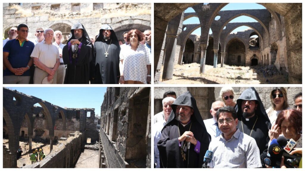 Diyarbakır'da 500 yıllık Surp Sarkis Ermeni Kilisesi'nde restorasyon çalışması başlatıldı