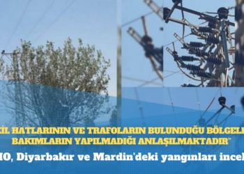 EMO, Diyarbakır ve Mardin’deki yangınları inceledi: Nakil hatlarının ve trafoların bulunduğu bölgelerde bakımların yapılmadığı anlaşılmaktadır