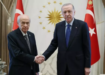 Erdoğan-Bahçeli arasındaki görüşme başladı