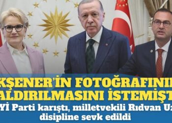 Erdoğan ile görüşen Akşener’in fotoğrafının kaldırılmasını istemişti: İYİ Parti karıştı, Çanakkale Milletvekili Rıdvan Uz disipline sevk edildi