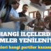Hangi ilçelerde seçimler yenilenecek?