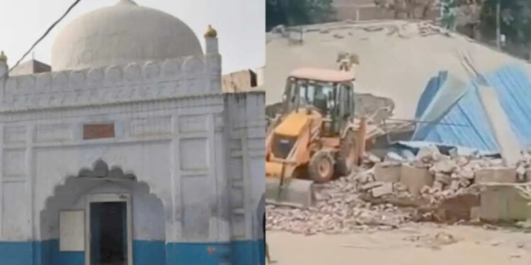 Hindistan’daki Cennetül Firdevs camisi, ormanlık alan işgali gerekçesiyle yıkıldı