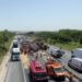 İstanbul TEM'de kaza: 2 yaralı