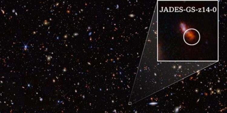 James Webb teleskobu, bilinen en eski ve en uzak galaksiyi keşfetti