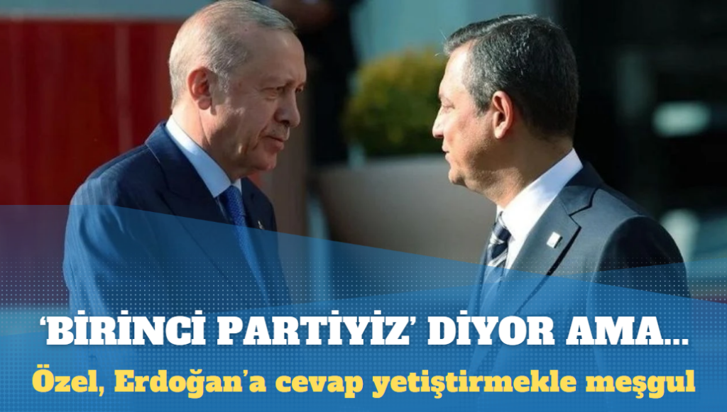 Özel’den Erdoğan’a: İttifak ortağının gönlünü yapmaya yönelik kurulmuş bir cümle