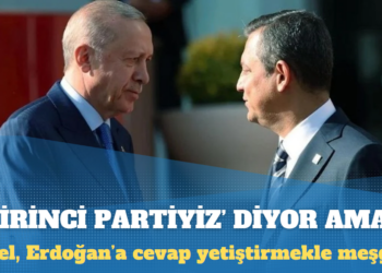 Özel’den Erdoğan’a: İttifak ortağının gönlünü yapmaya yönelik kurulmuş bir cümle