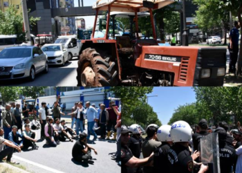 Şanlıurfalı çiftçiler elektrik kesintilerini protesto etti, yol kapattı!