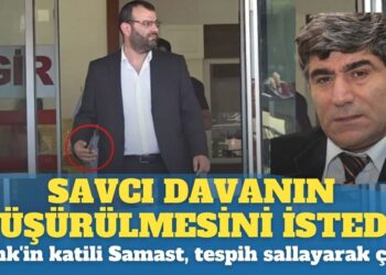Savcı davanın düşürülmesini istedi: Dink’in katili Samast, adliyeden tespih sallayarak çıktı