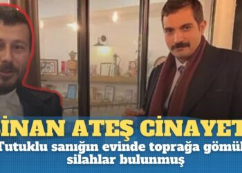 Sinan Ateş cinayetinde Tutuklu sanığın evinde toprağa gömülü silahlar bulunduğu ortaya çıktı