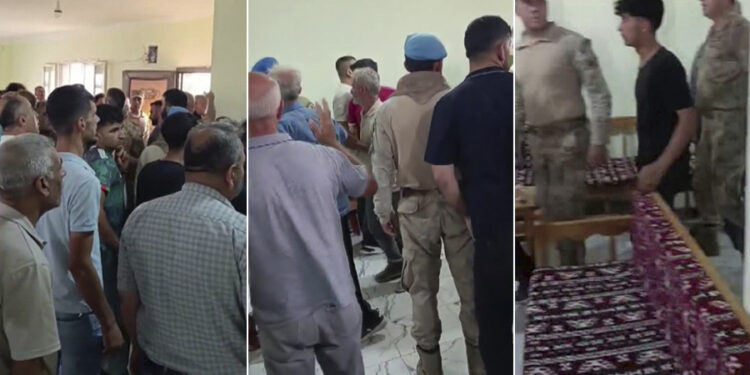 Taziye çadırında Diyarbakır Valisi’ne tepki gösteren gence korumalar saldırdı