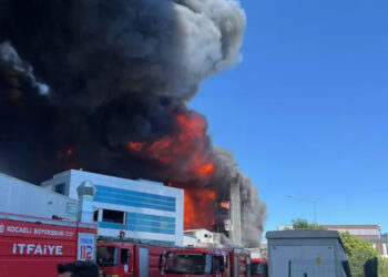 Tuzla’da fabrika yangını: Alevler ormanlık alana da sıçradı
