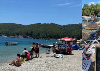 Akbük Plajı, işgale son verilerek ücretsiz hale getirildi