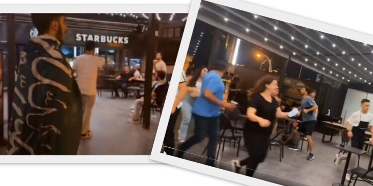İsrail’i protesto için Burger King ve Starbucks’a yürüdüler