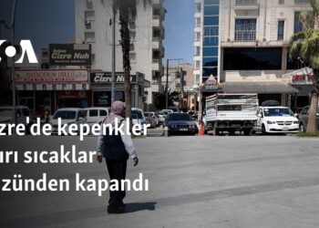 Cizre’de kepenkler aşırı sıcaklar yüzünden kapandı