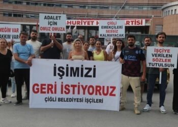 Çiğli Belediyesi işçileri: İşimizi alana kadar eylemimiz sürecek