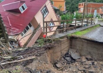 Giresun’da sel ve heyelan