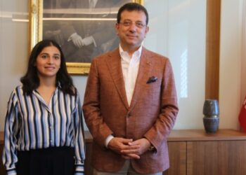 Colemêrg Belediye Eşbaşkanı’nı ağırlayan İmamoğlu: Kayyım hepimiz için tehdit