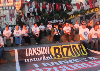 İstanbul’daki nöbet 35’inci gününde: Kayyım defol