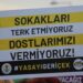 ‘Öldürme’ yasası protesto edildi: AKP elini hayvanlardan çek