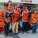 Gediz Elektrik’e kırmızı boyalı protesto