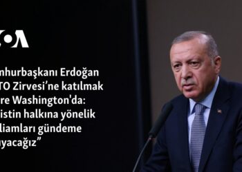 Cumhurbaşkanı Erdoğan NATO Zirvesi’ne katılmak üzere Washington’da: “Filistin halkına yönelik katliamları gündeme taşıyacağız”